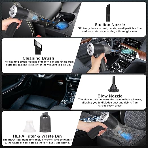 π Portable Wireless Air Duster Vacuum Cleaner π