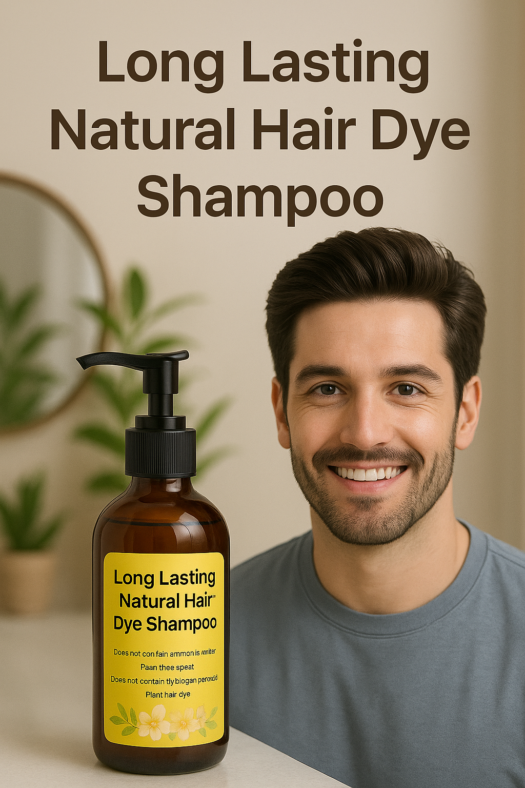 Long Lasting Natural Hair Dye Shampoo β Buy 1 Get 3 Free Limited Offer
