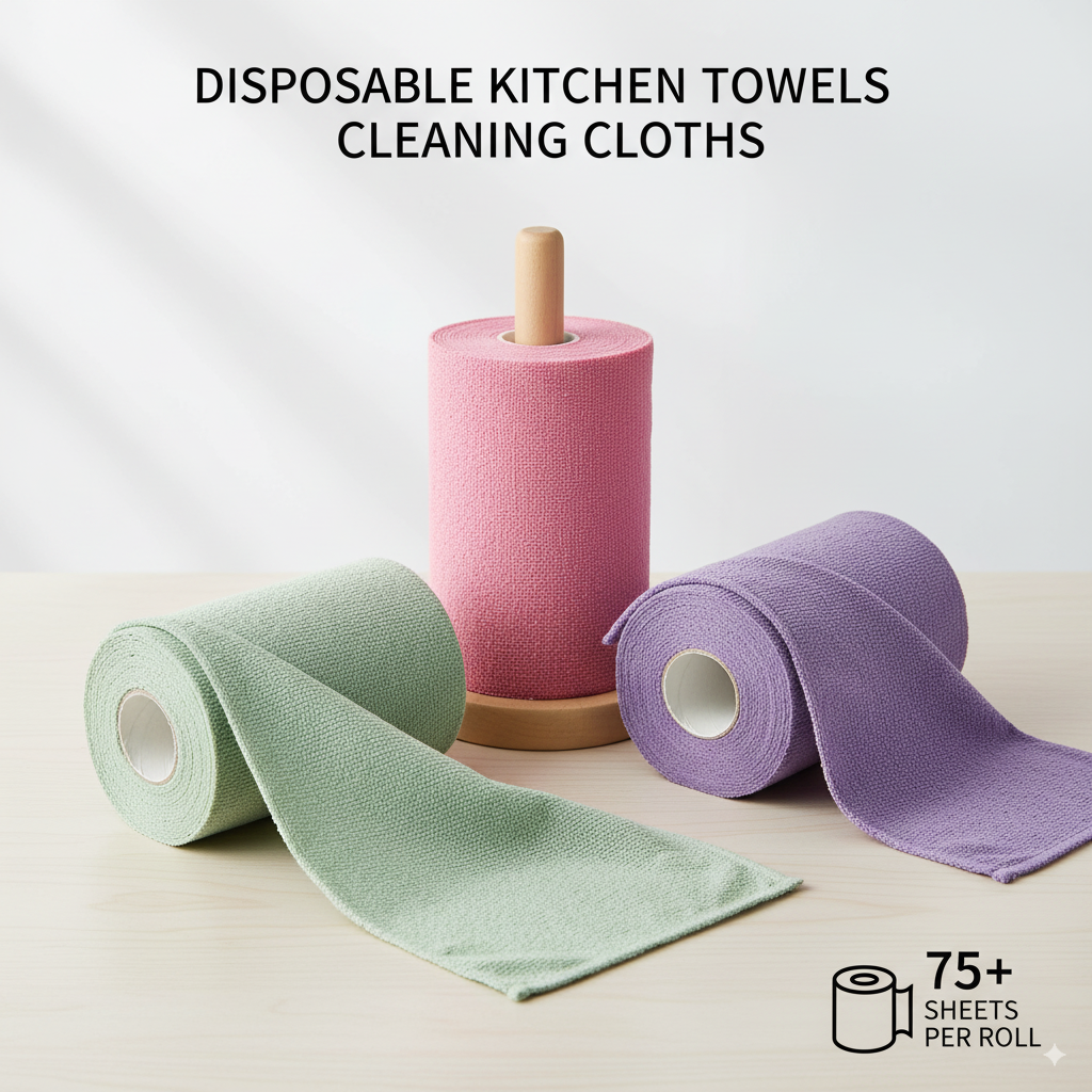 Disposable Kitchen Towels (75 Sheets) β Super Absorbent | 50% OFF
