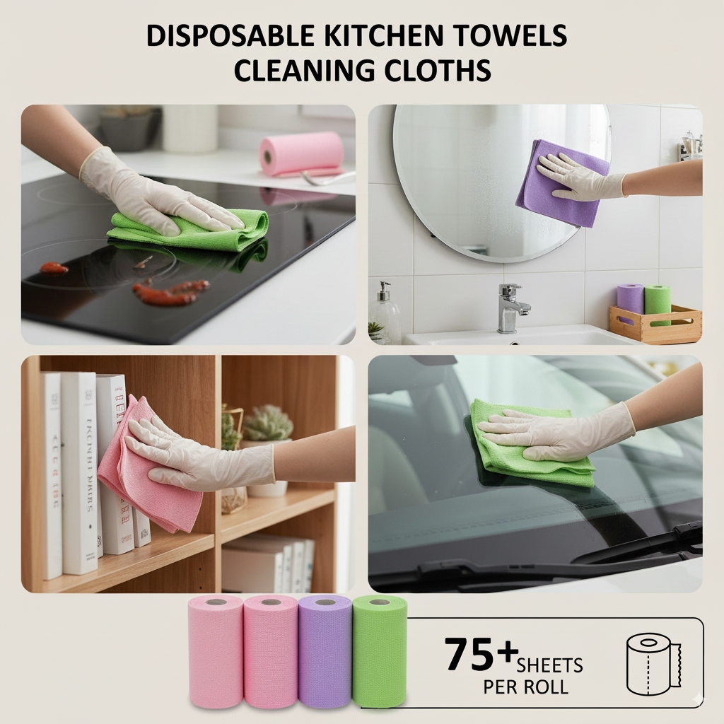 Disposable Kitchen Towels (75 Sheets) β Super Absorbent | 50% OFF