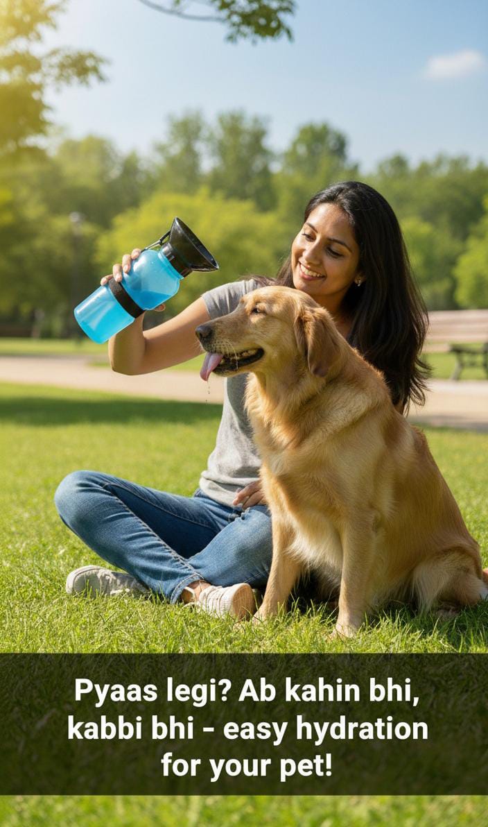 The Ultimate Outdoor Portable Dog Water Bottle - 50% OFF