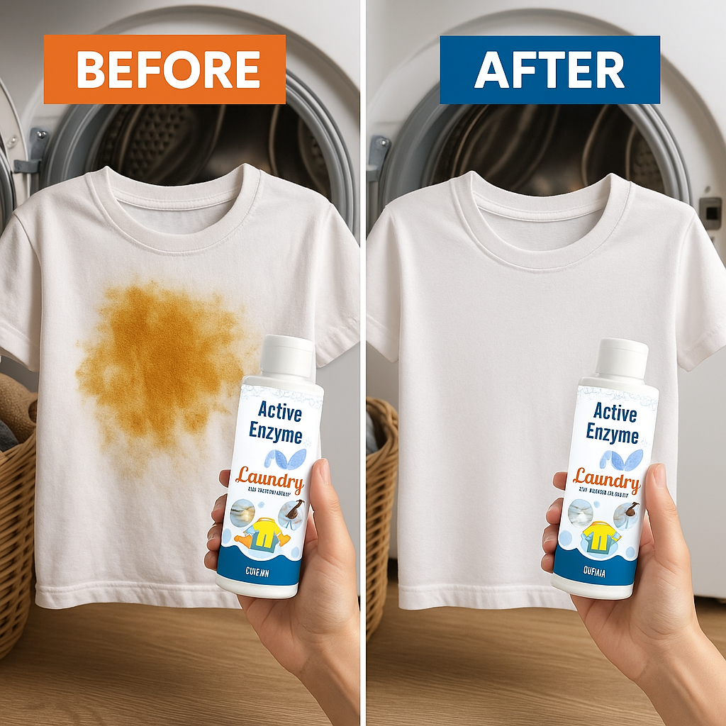 🧴 Active Enzyme Laundry Stain Remover - 🔥 Buy 1 Get 1 Free 🔥