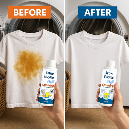 🧴 Active Enzyme Laundry Stain Remover - 🔥 Buy 1 Get 1 Free 🔥
