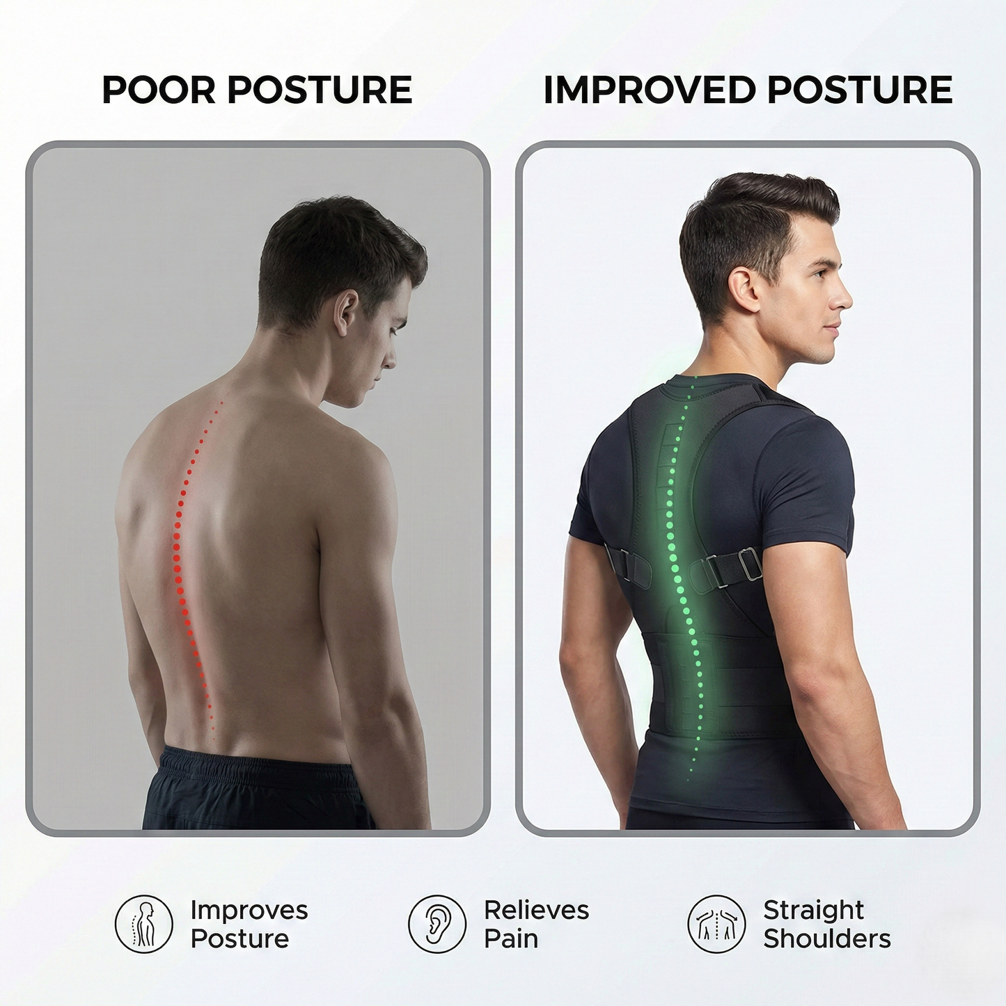 #1 India Trending Posture Corrector Belt 🩺 | Clinically Designed for Daily Use  - 50% OFF