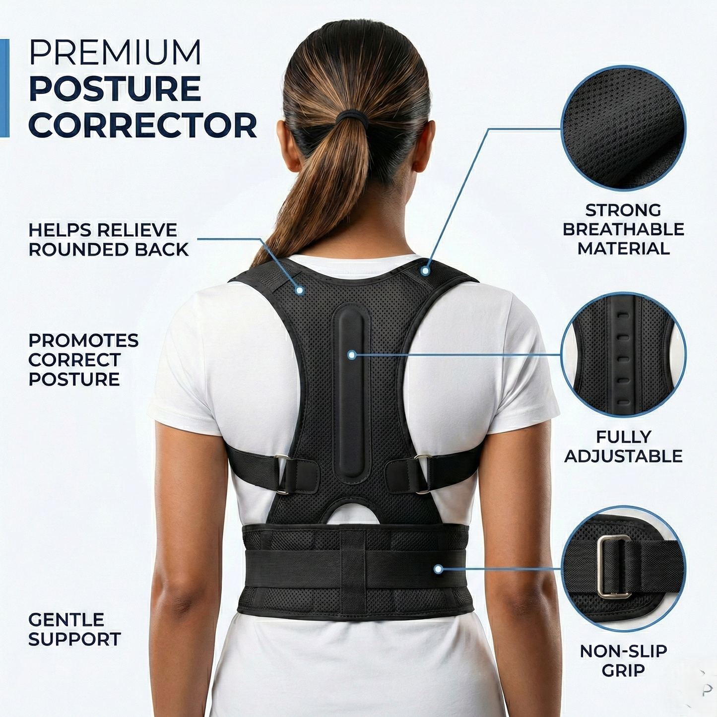 #1 India Trending Posture Corrector Belt 🩺 | Clinically Designed for Daily Use  - 50% OFF