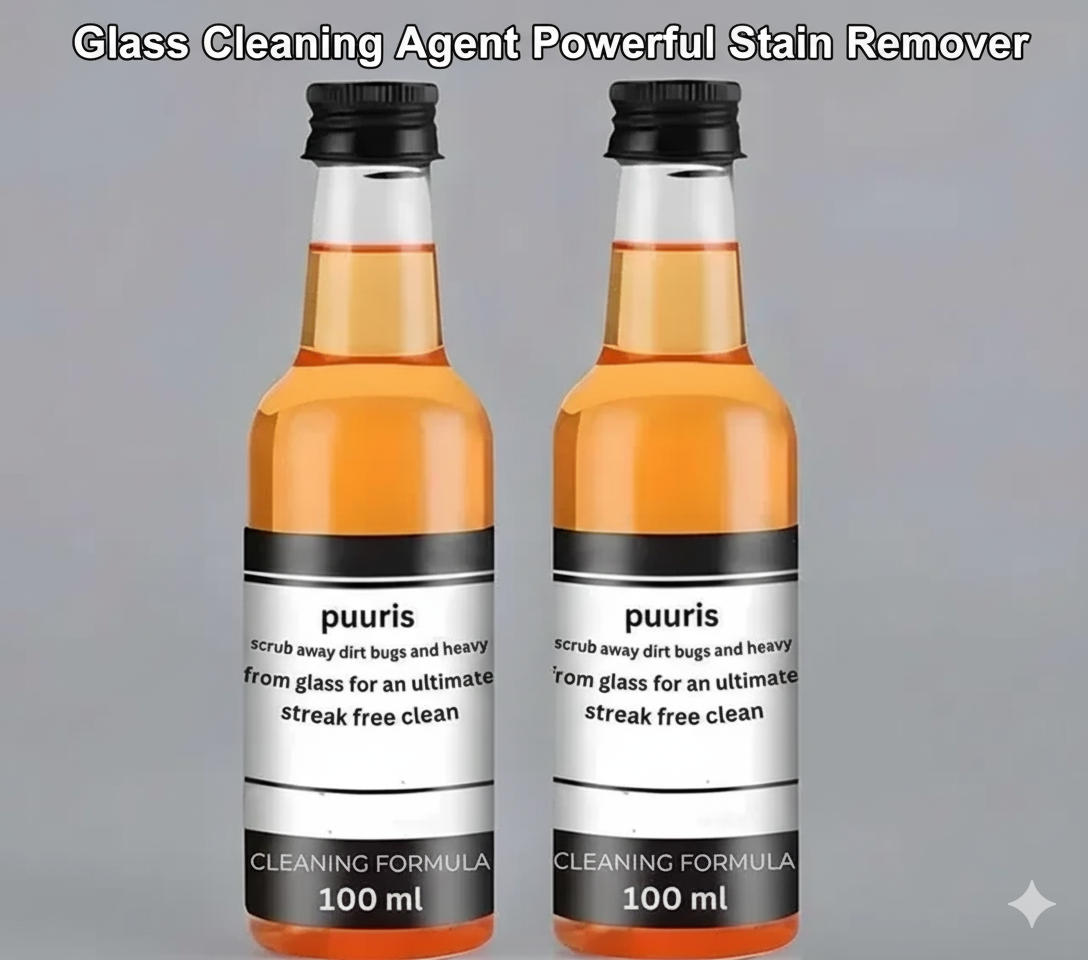 Glass Cleaning Agent Powerful Stain Remover - BUY 1 GET 1 FREE