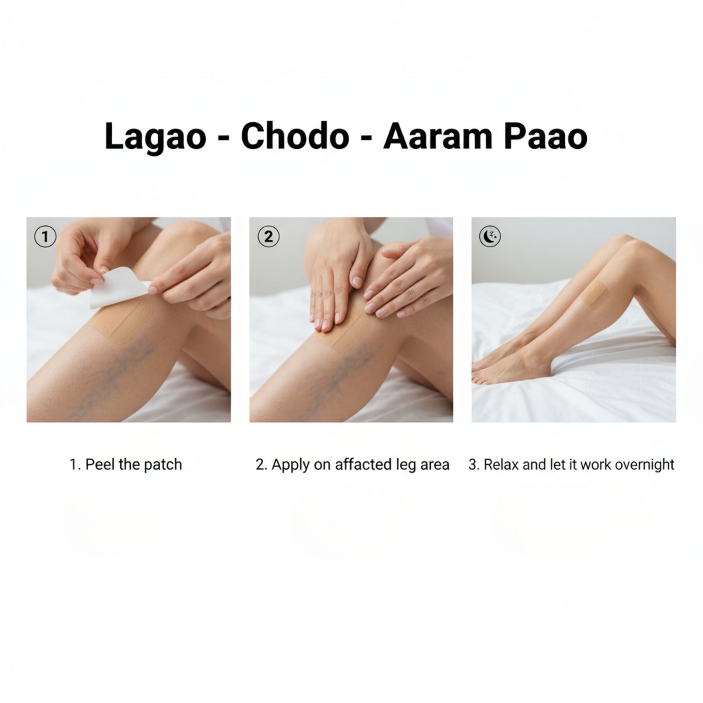 Varicose Veins Treatment Patch (12 Pcs) - 50% OFF