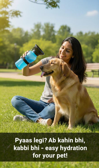 The Ultimate Outdoor Portable Dog Water Bottle - 50% OFF